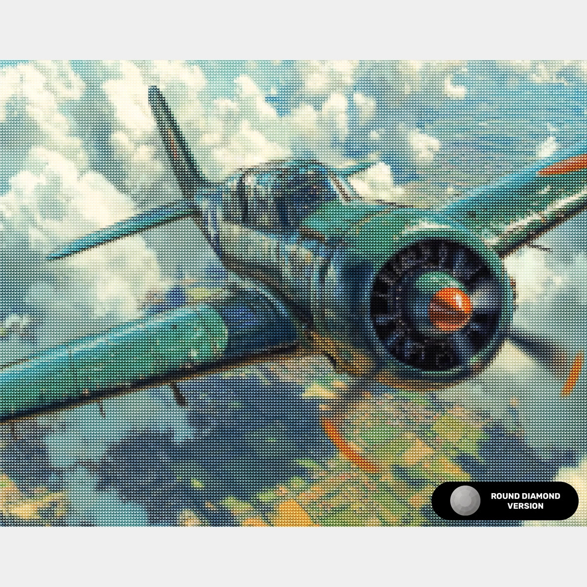 Composizione di Vasi Floreali - Pittura con Diamanti - X-Large