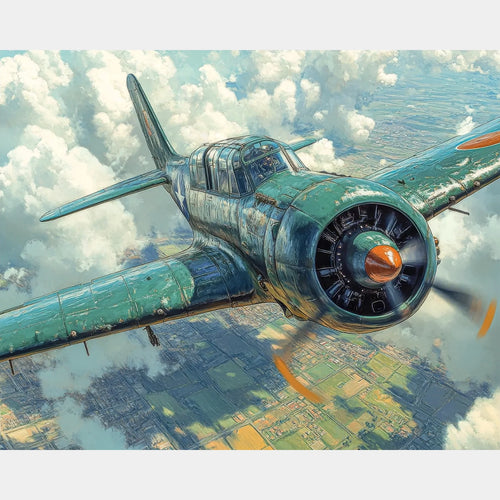 Sky Patrol  - Diamond Painting
