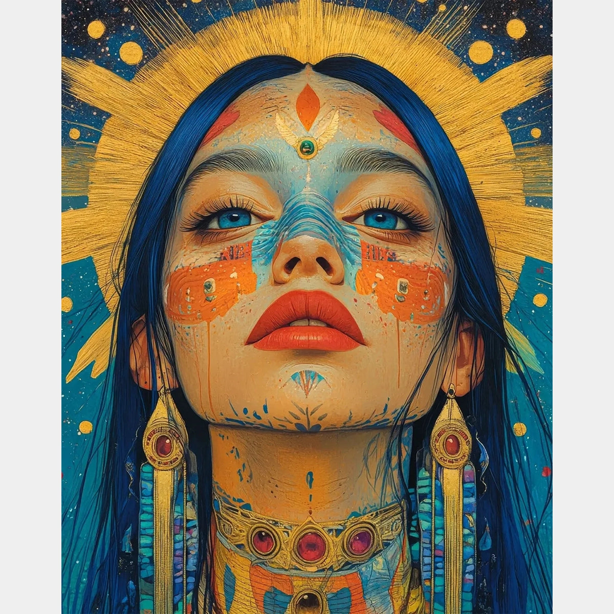 Composizione di Vasi Floreali - Pittura con Diamanti - X-Large