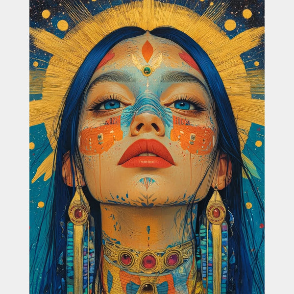 Composizione di Vasi Floreali - Pittura con Diamanti - X-Large