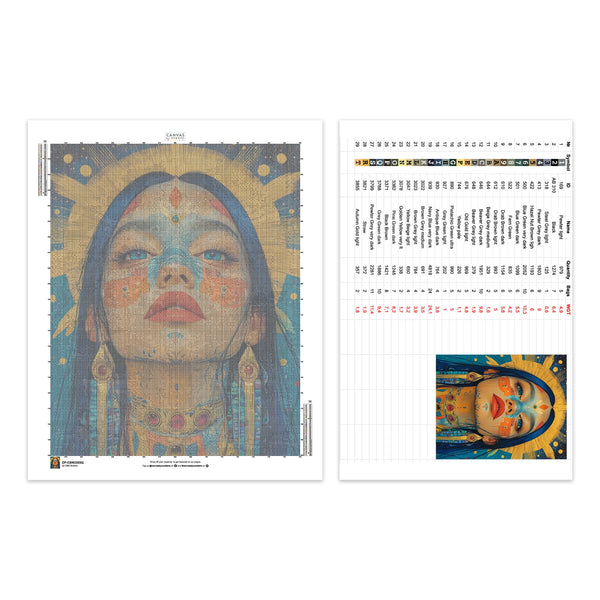 Composizione di Vasi Floreali - Pittura con Diamanti - X-Large