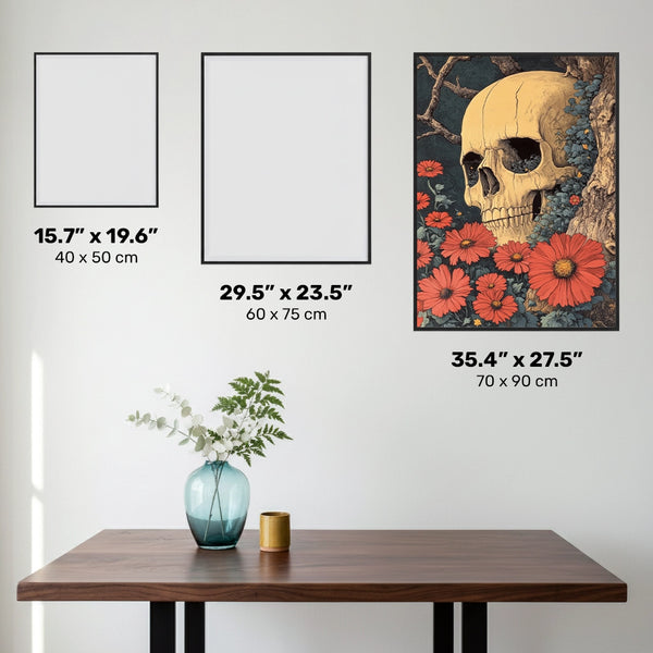 Composición de Jarrón Floral - Pintura de Diamante - Extra Grande