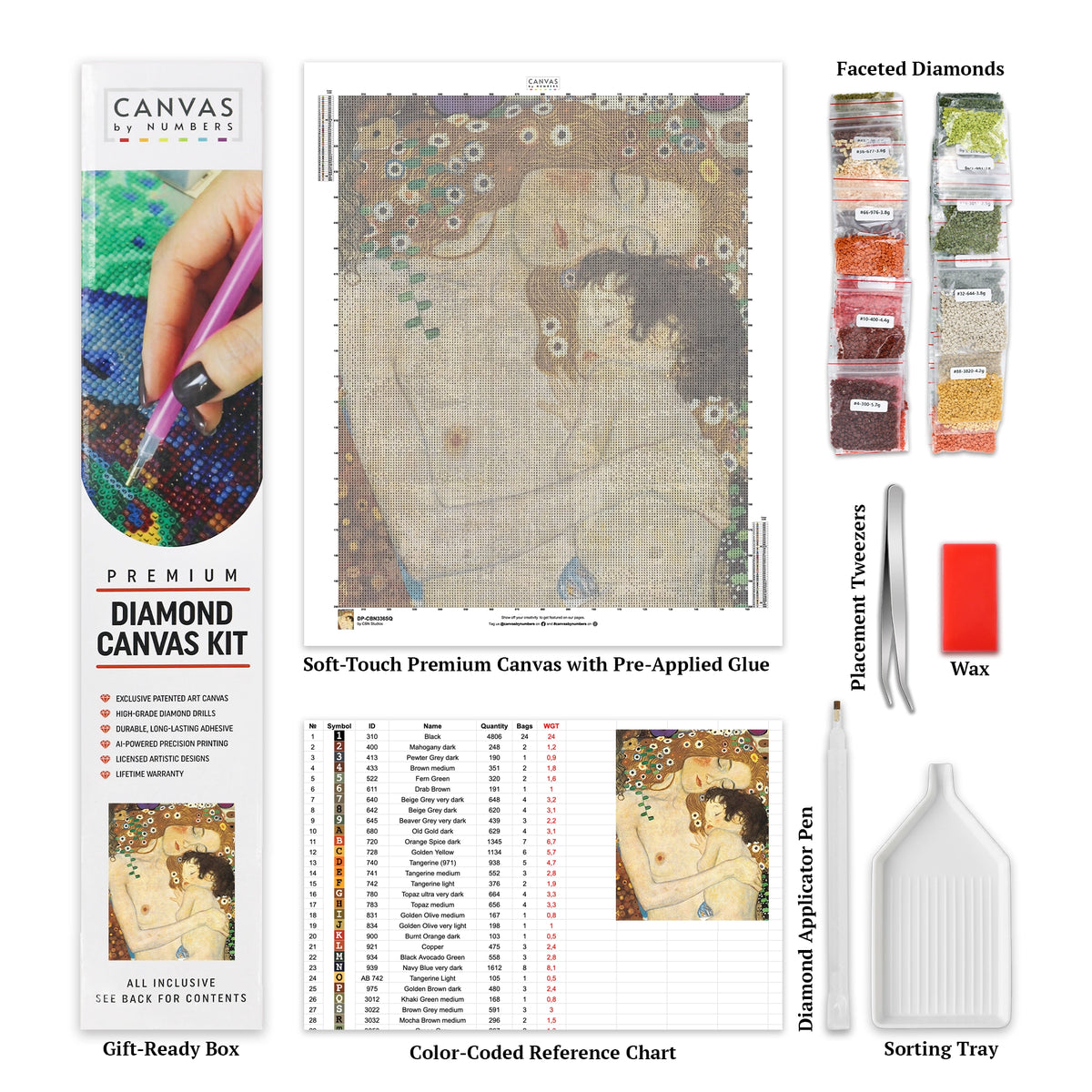 Moeder en Kind - Diamond Painting - Groot