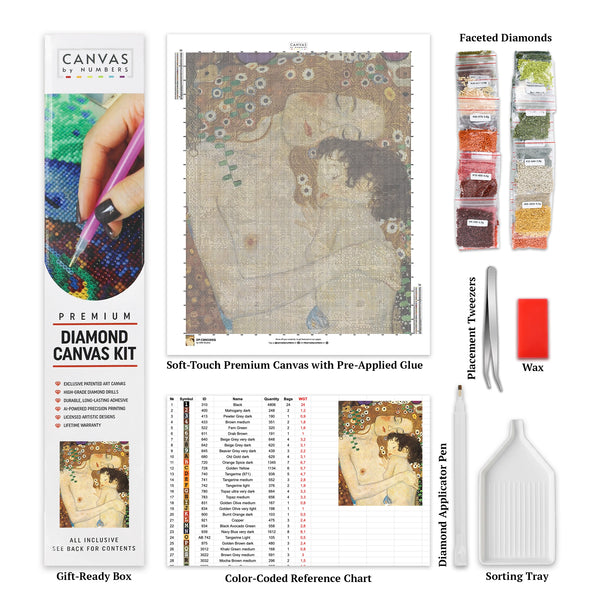 Moeder en Kind - Diamond Painting - Groot