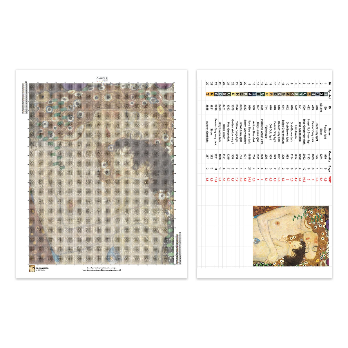 Moeder en Kind - Diamond Painting - Groot