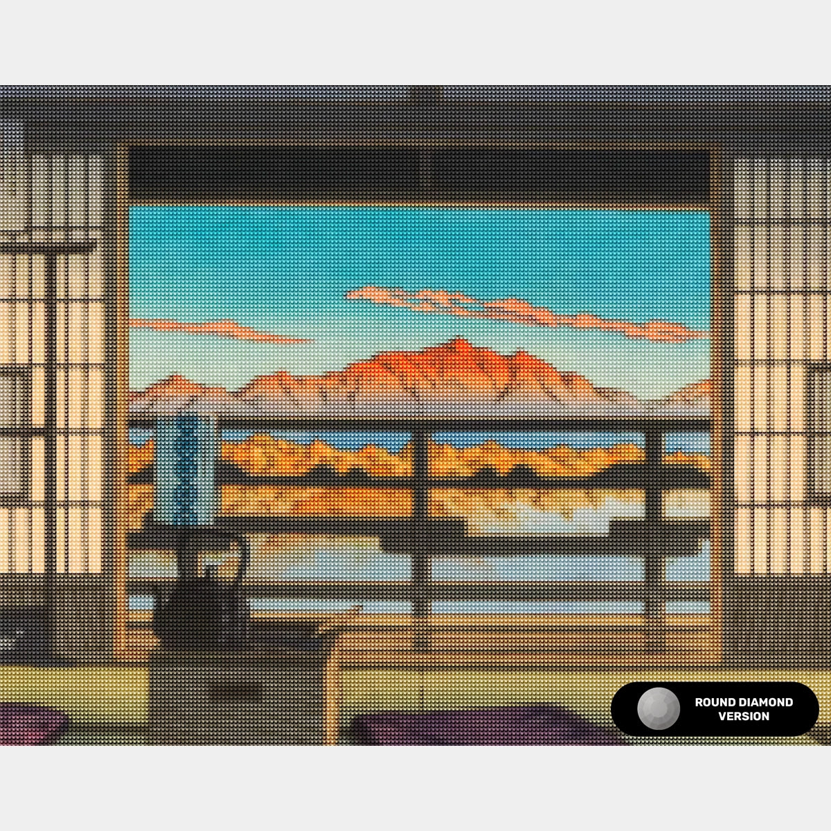 Blomsterkruka Komposition - Diamantmålning - X-Stor