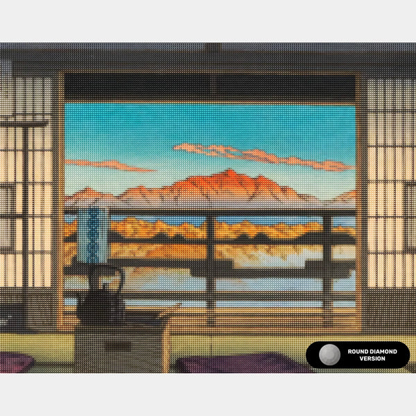 Blomsterkruka Komposition - Diamantmålning - X-Stor