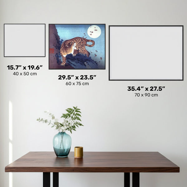 The Tiger and the Moon - Diamond Painting - Large