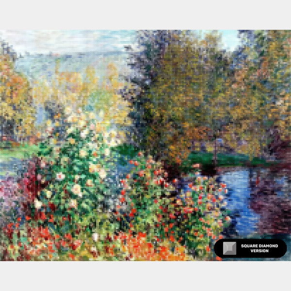 Composición de Jarrón Floral - Pintura de Diamante - Extra Grande