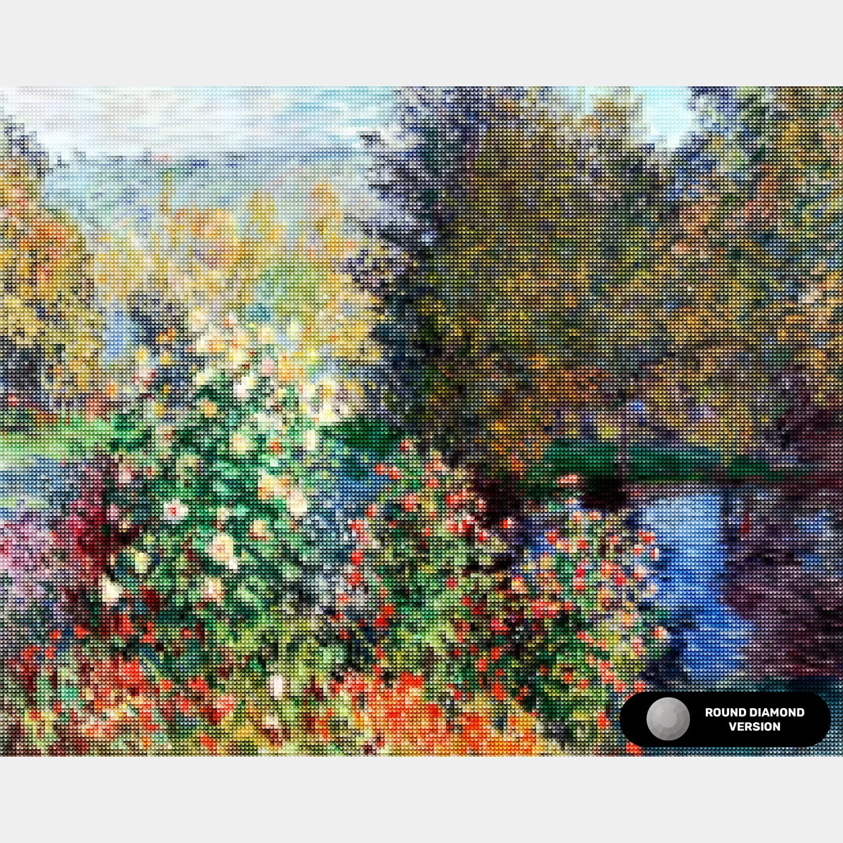 Composición de Jarrón Floral - Pintura de Diamante - Extra Grande