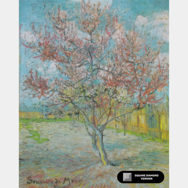 Peach Tree - Diamond Painting - Grande