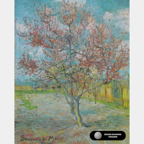 Peach Tree - Diamond Painting - Grand