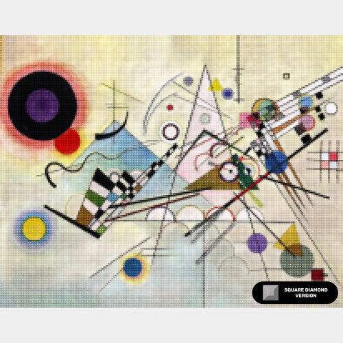Composition 8 - Diamond Painting