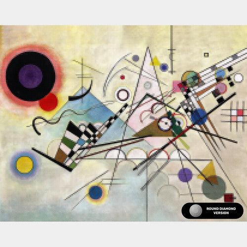 Composition 8 - Diamond Painting