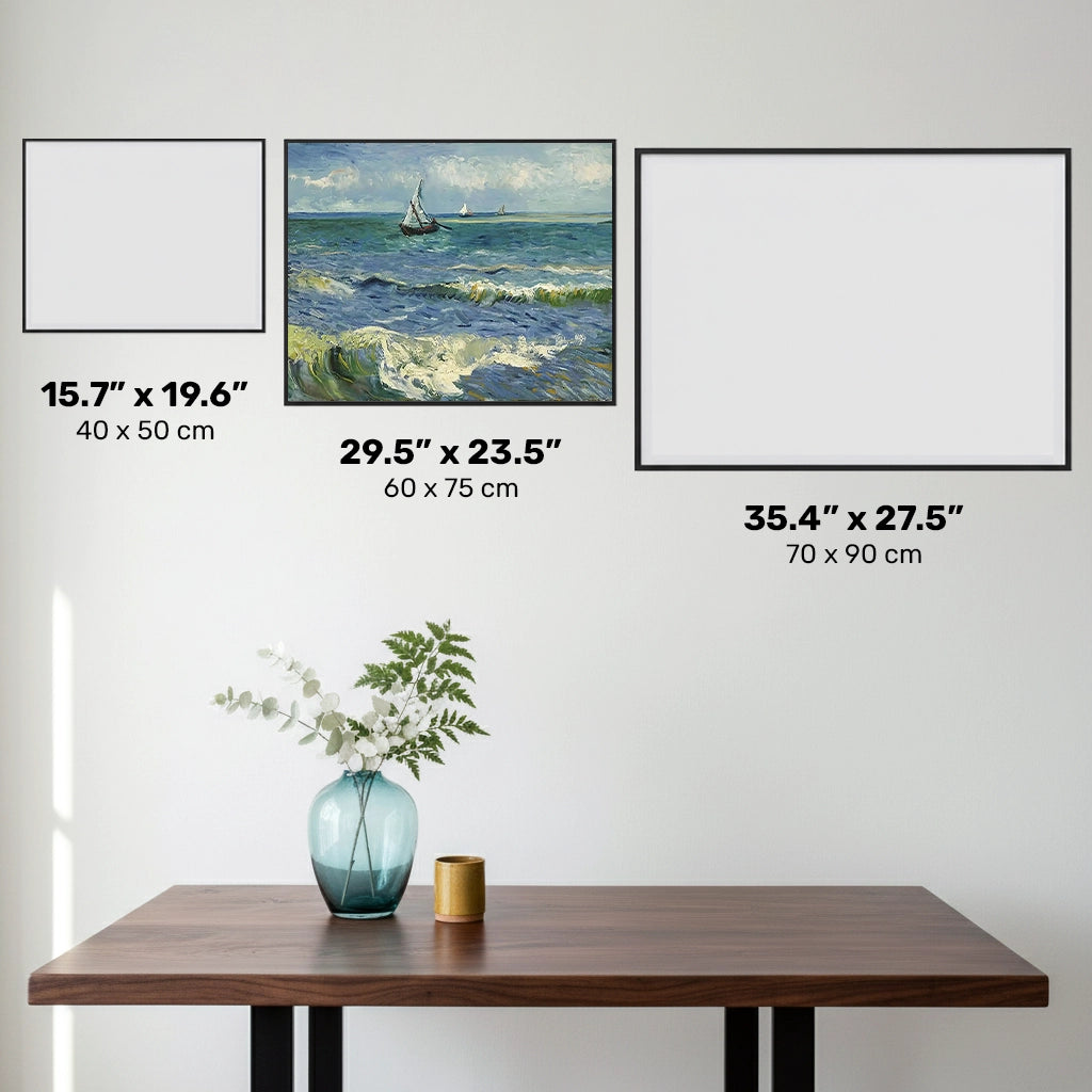 Havet vid Les Saintes - Diamond Painting - Stor