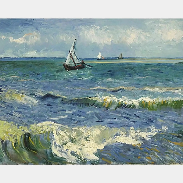 Il Mare a Les Saintes - Diamond Painting - Grande