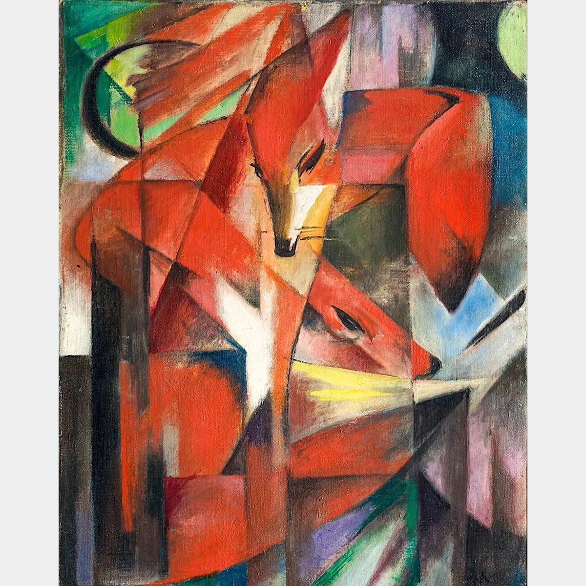 The Foxes - Diamond Painting - Standard Size