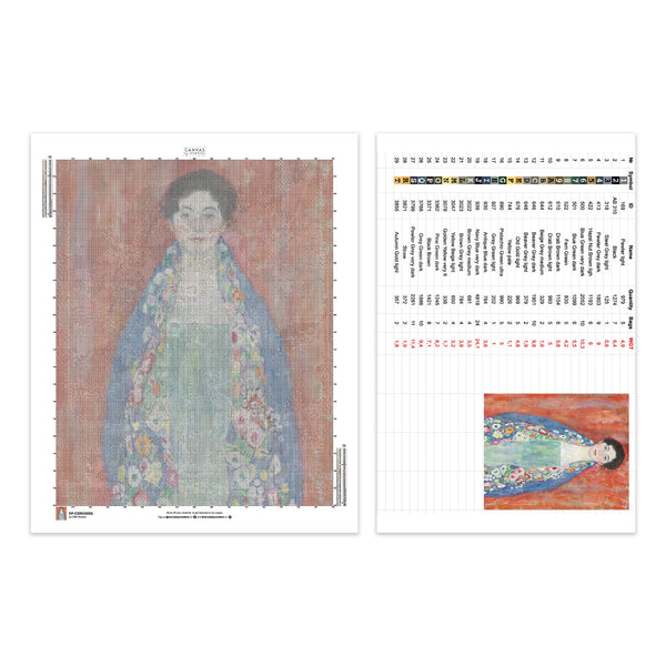 Florale Vasenkomposition - Diamantmalerei - X-Large