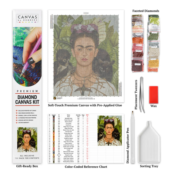 Composición de Jarrón Floral - Pintura de Diamante - Extra Grande