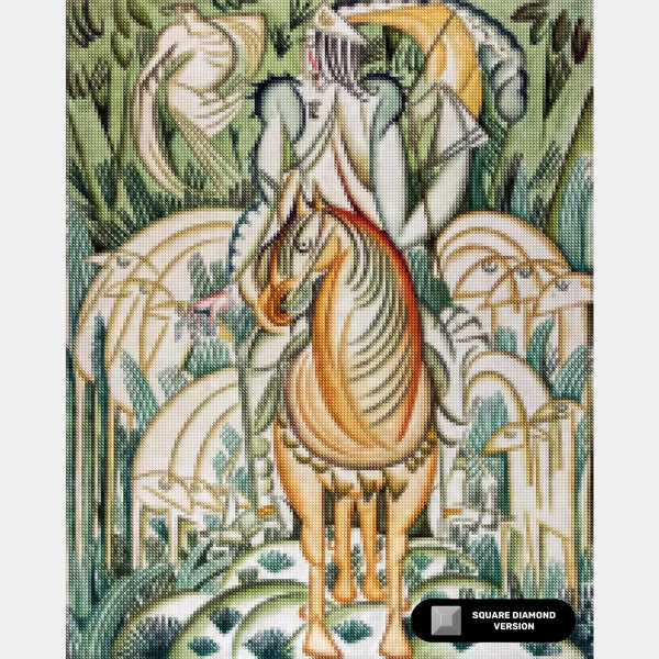 Bloemenvase Compositie - Diamant Schilderen - X-Groot