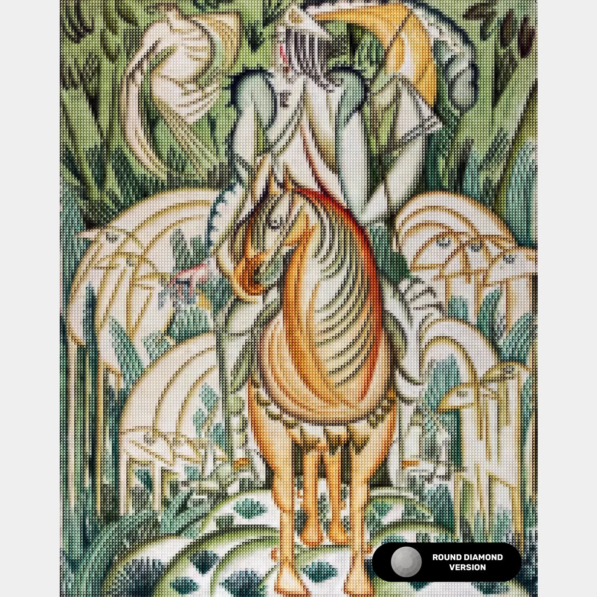 Bloemenvase Compositie - Diamant Schilderen - X-Groot