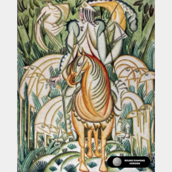 Bloemenvase Compositie - Diamant Schilderen - X-Groot