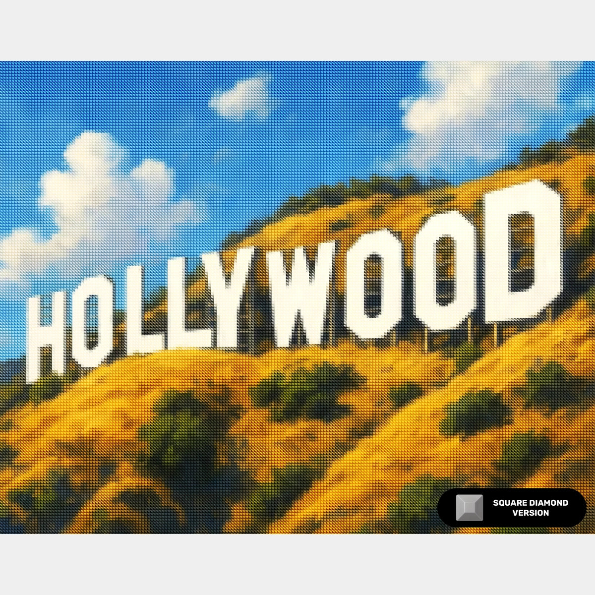 Blomsterkruka Komposition - Diamantmålning - X-Stor