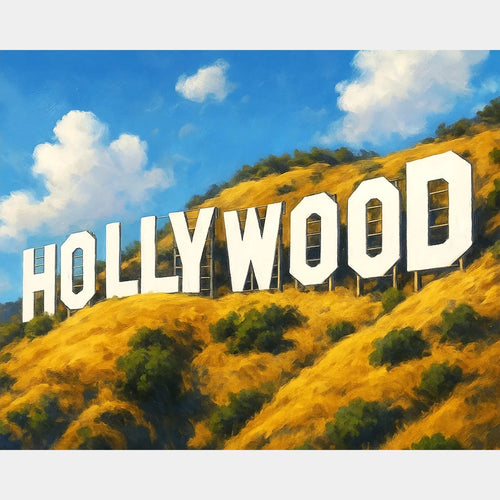 Hollywood Hills - Diamond Painting