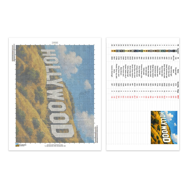 Blomsterkruka Komposition - Diamantmålning - X-Stor