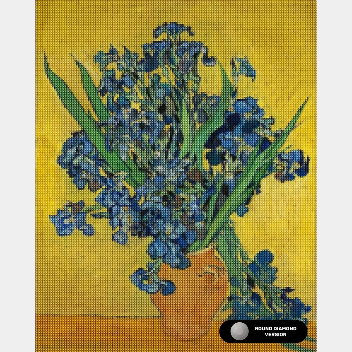 Les Iris - Diamond Painting - Tamaño Estándar