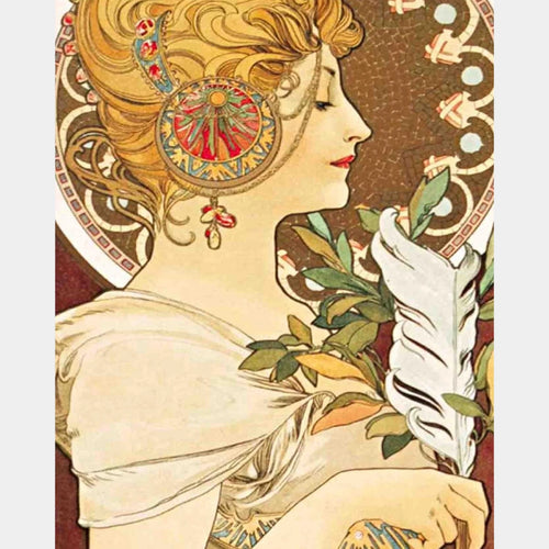 Plume - Diamond Painting - Très grand
