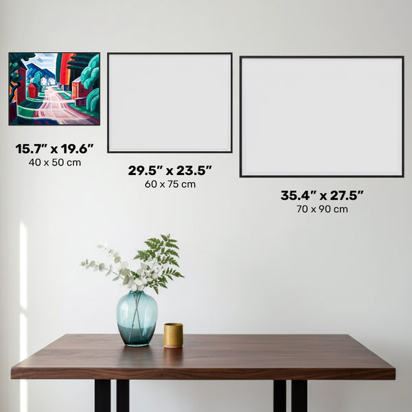 Form och ljusmotiv i västra New Jersey - Diamantmålning - Standardstorlek