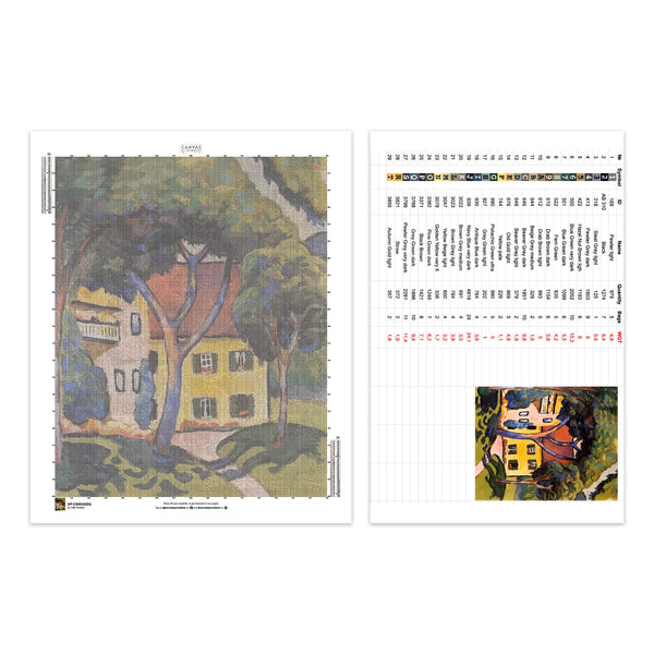 Staudacher's Haus am Tegernsee - Diamantmalerei - Standardgröße