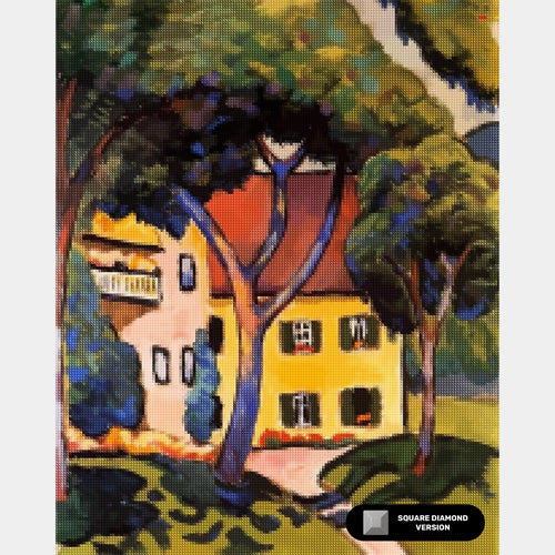 Staudacher's House at the Tegernsee - Diamond Painting