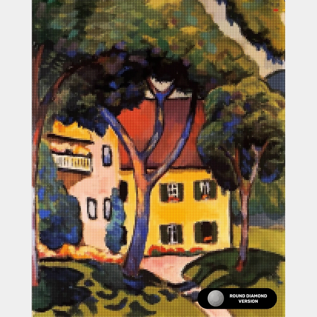 Staudacher's Haus am Tegernsee - Diamantmalerei - Standardgröße