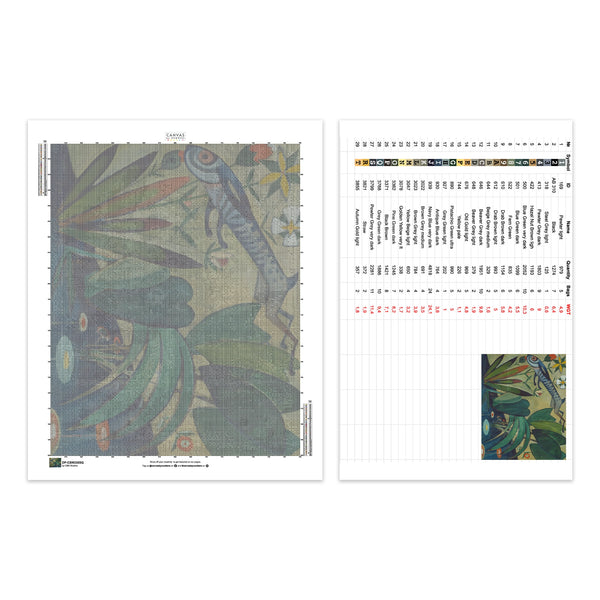 The Leap of the Rabbit - Diamond Painting - Standard Size