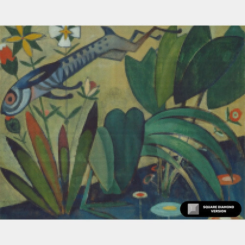 Il Salto del Coniglio - Diamond Painting - Dimensione Standard