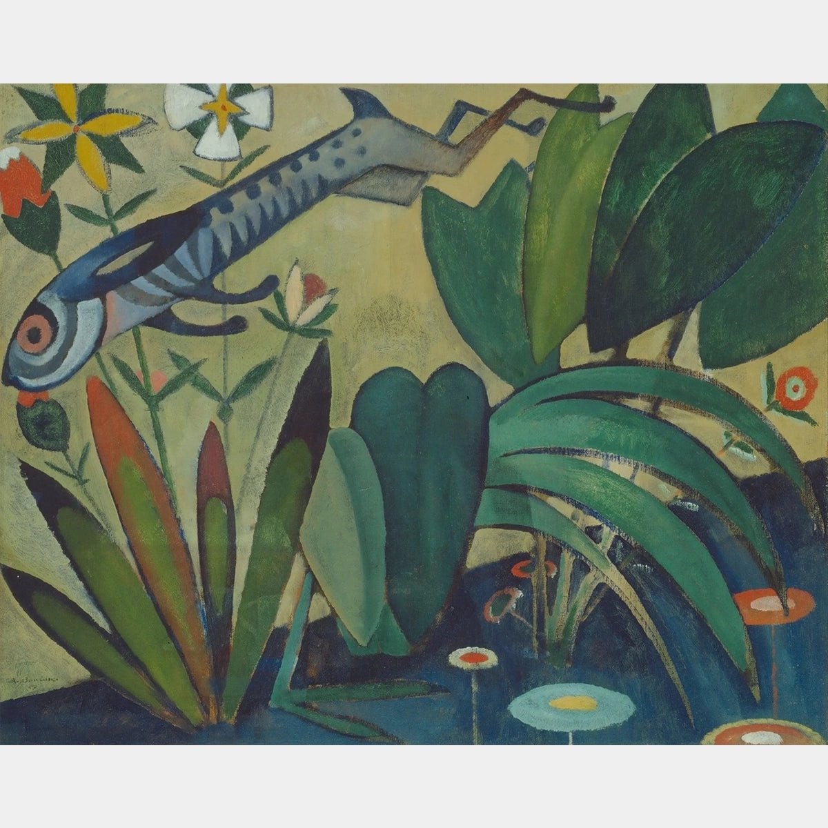 The Leap of the Rabbit - Diamond Painting - Standard Size