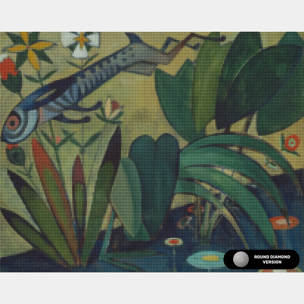 The Leap of the Rabbit - Diamond Painting - Standard Size