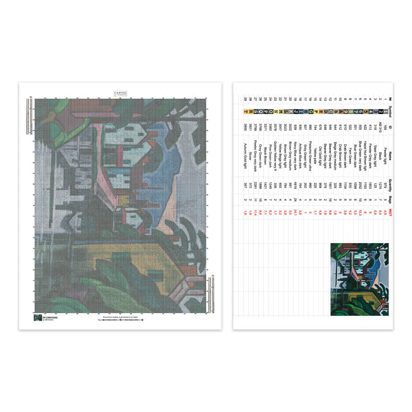 Oude Kanaalhaven - Diamond Painting - Standaardformaat