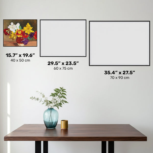 Anémonas - Diamond Painting - Tamaño Estándar