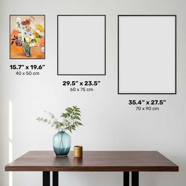 Rosen und Anemonen – Diamantmalerei