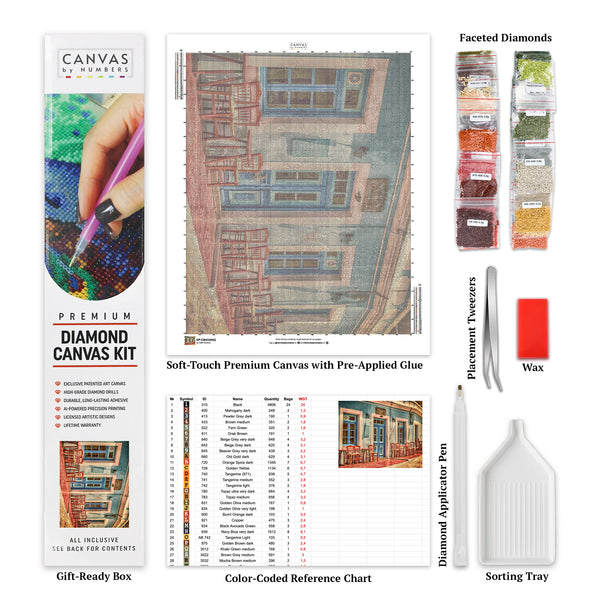 Coffee Shop - Diamond Painting - Large