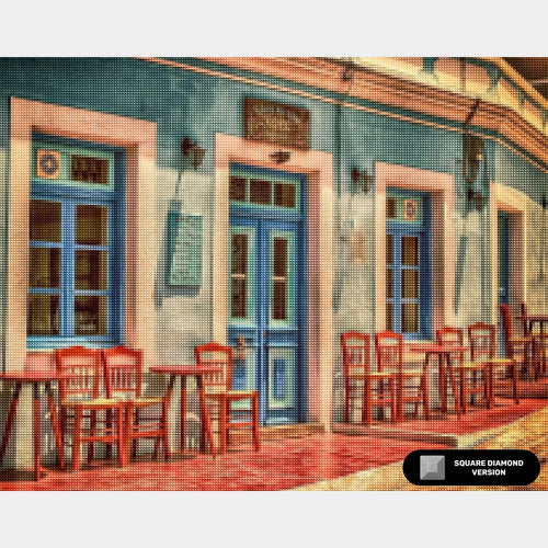 Café - Diamond Painting - Grand