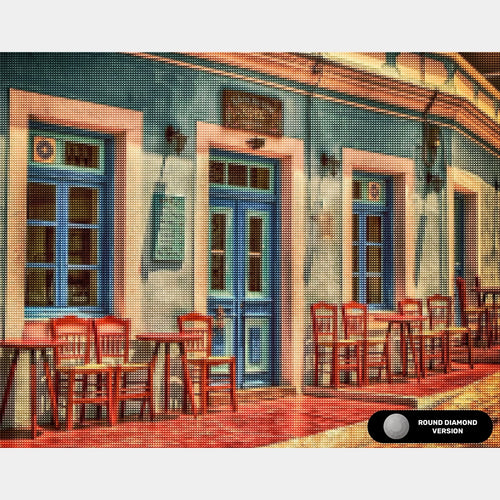 Café - Diamond Painting - Grand