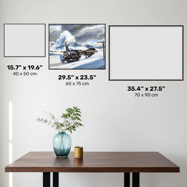 Denver & Salt Lake Railroad - Peinture au diamant - Grand