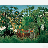 Exotic Landscape - Diamond Painting-Recreate Rousseau’s vibrant jungle with the 