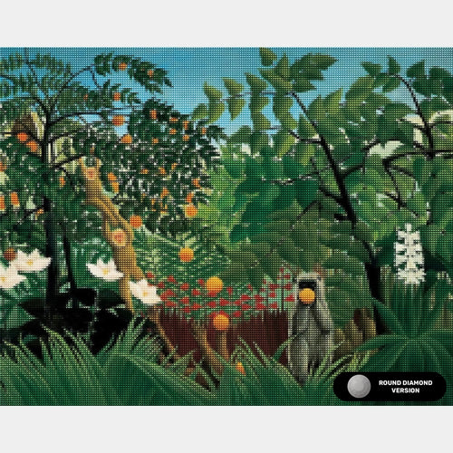 Paysage Exotique - Diamond Painting - Très Grand