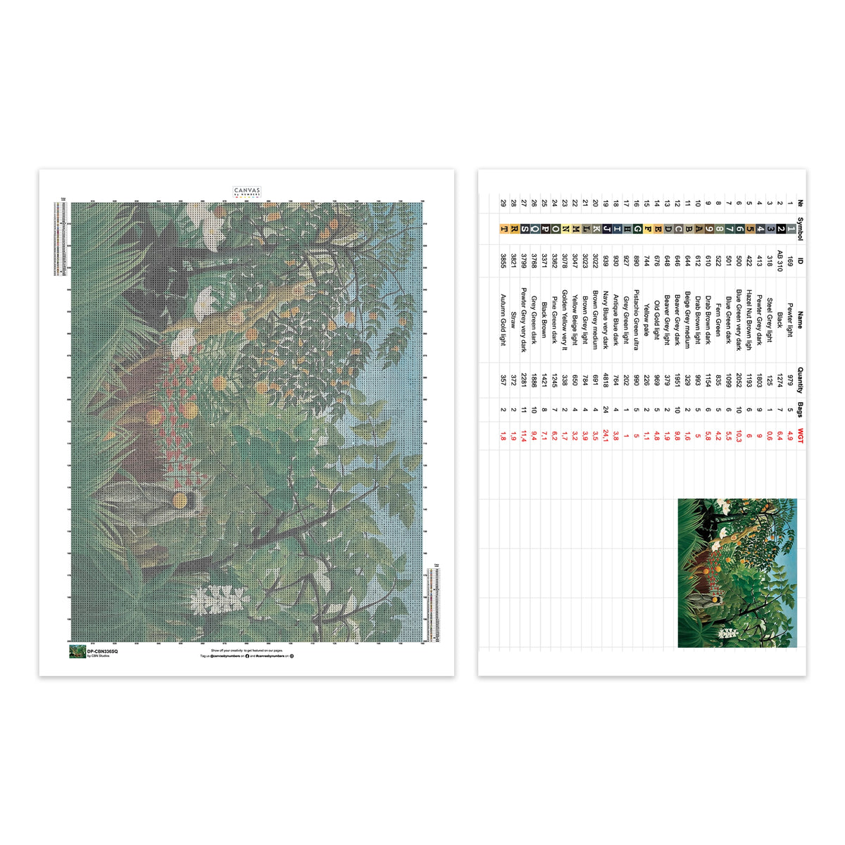 Exotic Landscape - Diamond Painting - X-Large