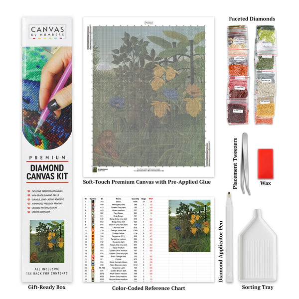 Repast of the Lion - Diamant Schilderen - Groot